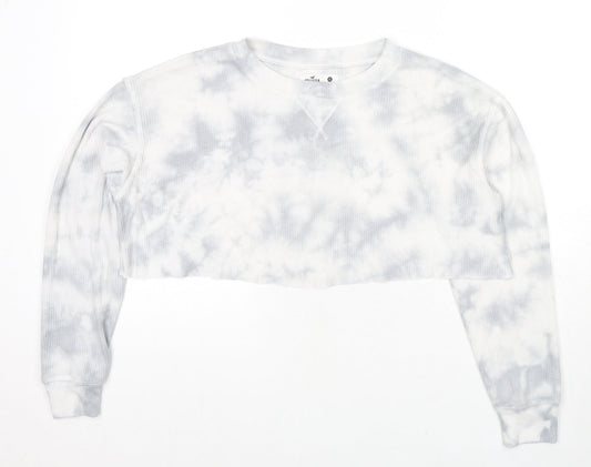 Hollister Womens Grey Cotton Pullover Sweatshirt Size XS Pullover