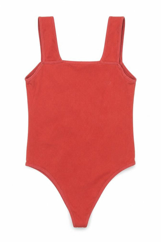 Womens UK Size S Urban Outfitters One-Piece Red Bodysuit
