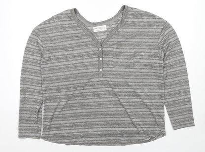 Womens UK Size 14 NEXT Grey Basic Blouse