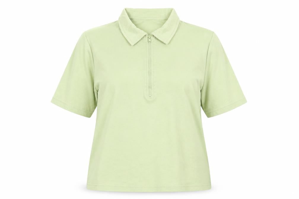 Womens UK Size 10 Damart Green Basic Blouse