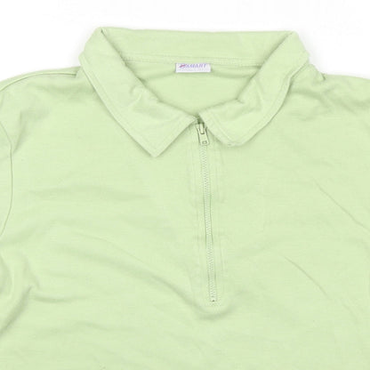 Womens UK Size 10 Damart Green Basic Blouse