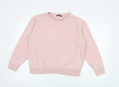 Womens UK Size M Marks and Spencer Pink Pullover Sweatshirt