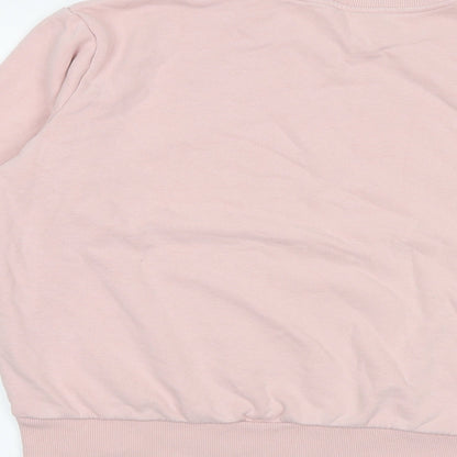Womens UK Size M Marks and Spencer Pink Pullover Sweatshirt