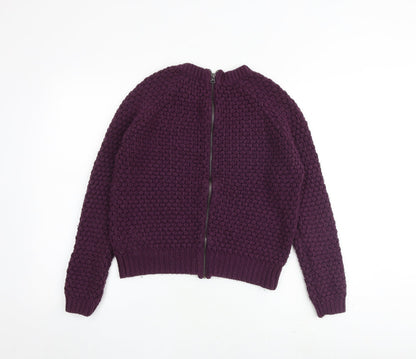Womens UK Size 8 New Look Purple Pullover Jumper