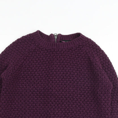 Womens UK Size 8 New Look Purple Pullover Jumper