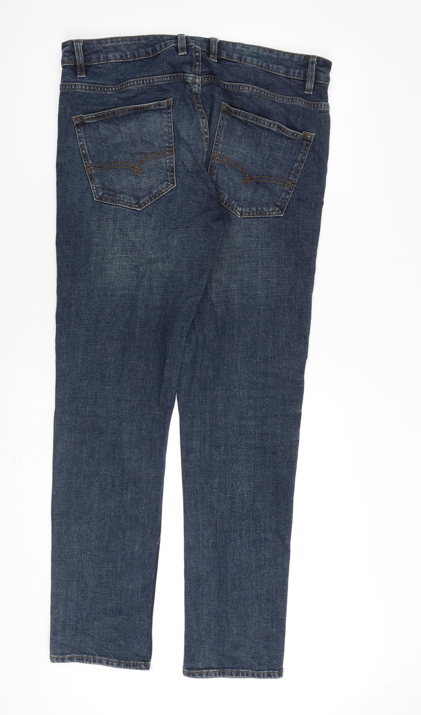 Mens UK Size 32 in NEXT Slim Fit Straight Blue Jeans