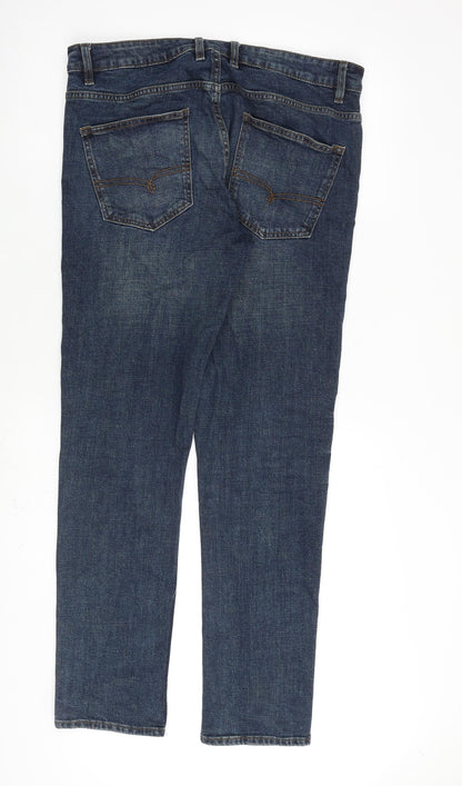 Mens UK Size 32 in NEXT Slim Fit Straight Blue Jeans