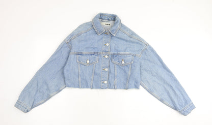 Womens UK Size 8 Topshop Blue Jacket