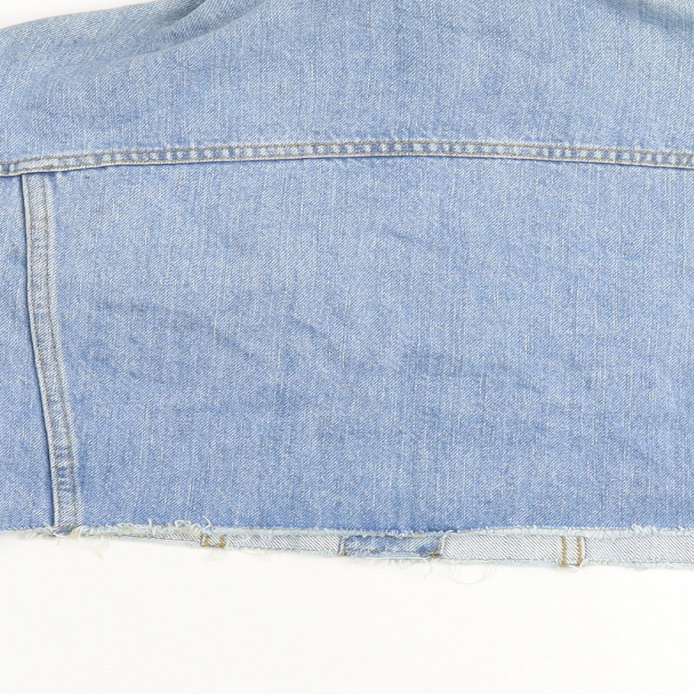 Womens UK Size 8 Topshop Blue Jacket