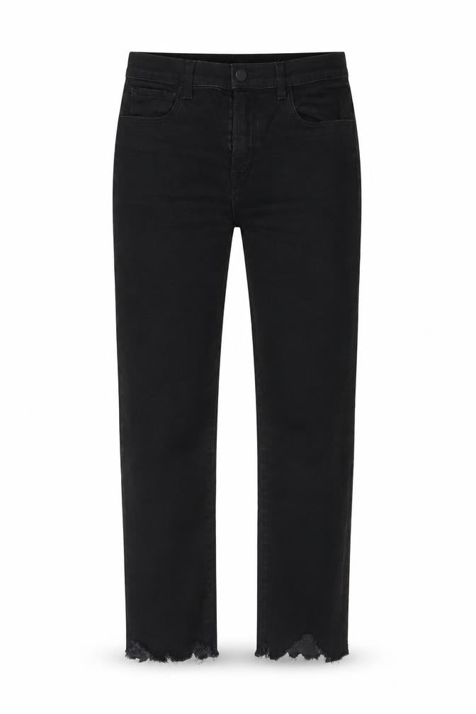 Womens UK Size 27 in J Brand Regular Fit Straight Black Jeans