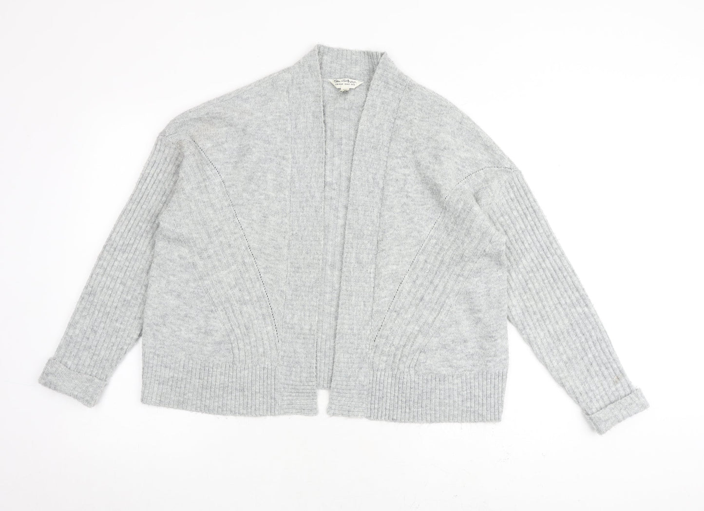 Womens UK Size M Miss Selfridge Grey Cardigan Jumper