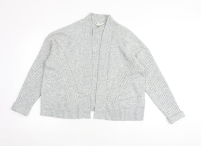 Womens UK Size M Miss Selfridge Grey Cardigan Jumper