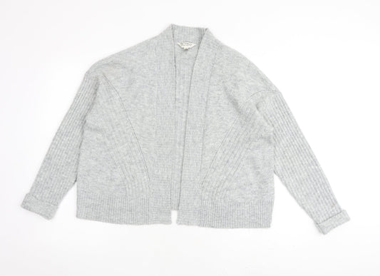 Womens UK Size M Miss Selfridge Grey Cardigan Jumper
