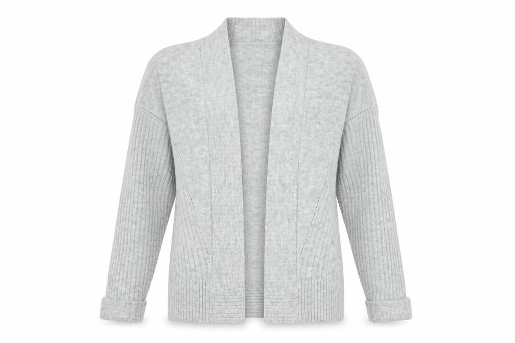 Womens UK Size M Miss Selfridge Grey Cardigan Jumper