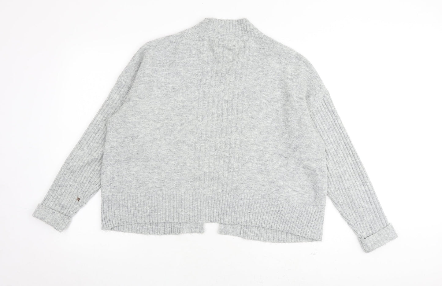 Womens UK Size M Miss Selfridge Grey Cardigan Jumper
