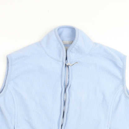 DC Sportswear Womens Blue Gilet Jacket Size M Zip - Pockets