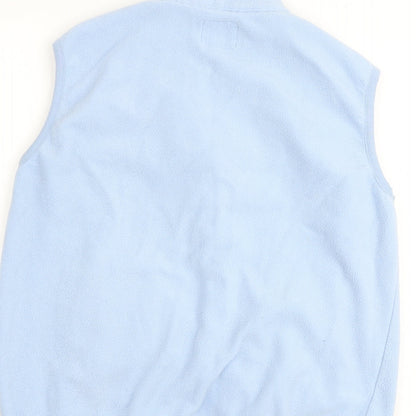 DC Sportswear Womens Blue Gilet Jacket Size M Zip - Pockets