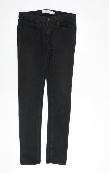 Mens UK Size 30 in Topman Slim Fit Skinny Black Jeans