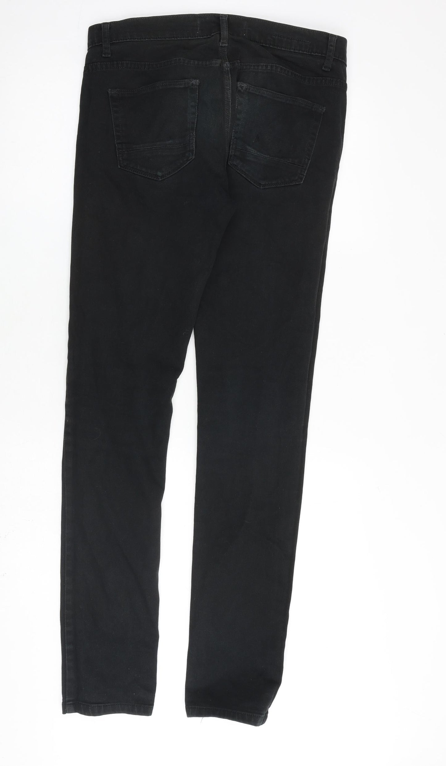 Mens UK Size 30 in Topman Slim Fit Skinny Black Jeans