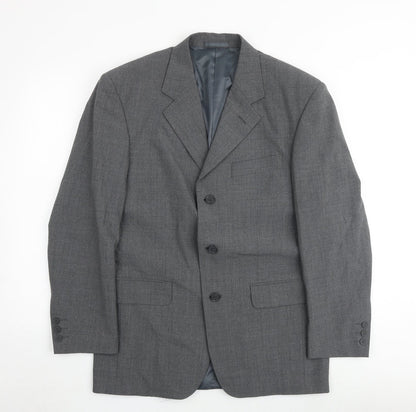 Mens UK Size 38 Modern Classics Regular Grey Suit Jacket