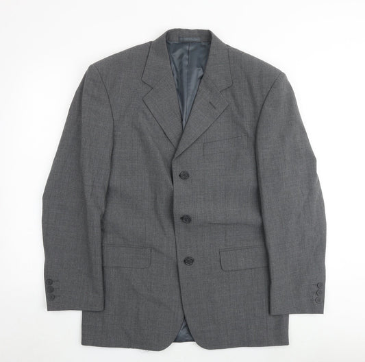 Mens UK Size 38 Modern Classics Regular Grey Suit Jacket