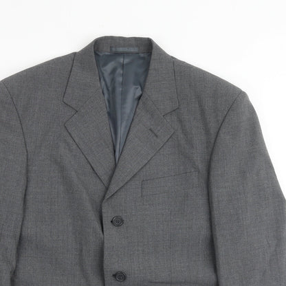 Mens UK Size 38 Modern Classics Regular Grey Suit Jacket