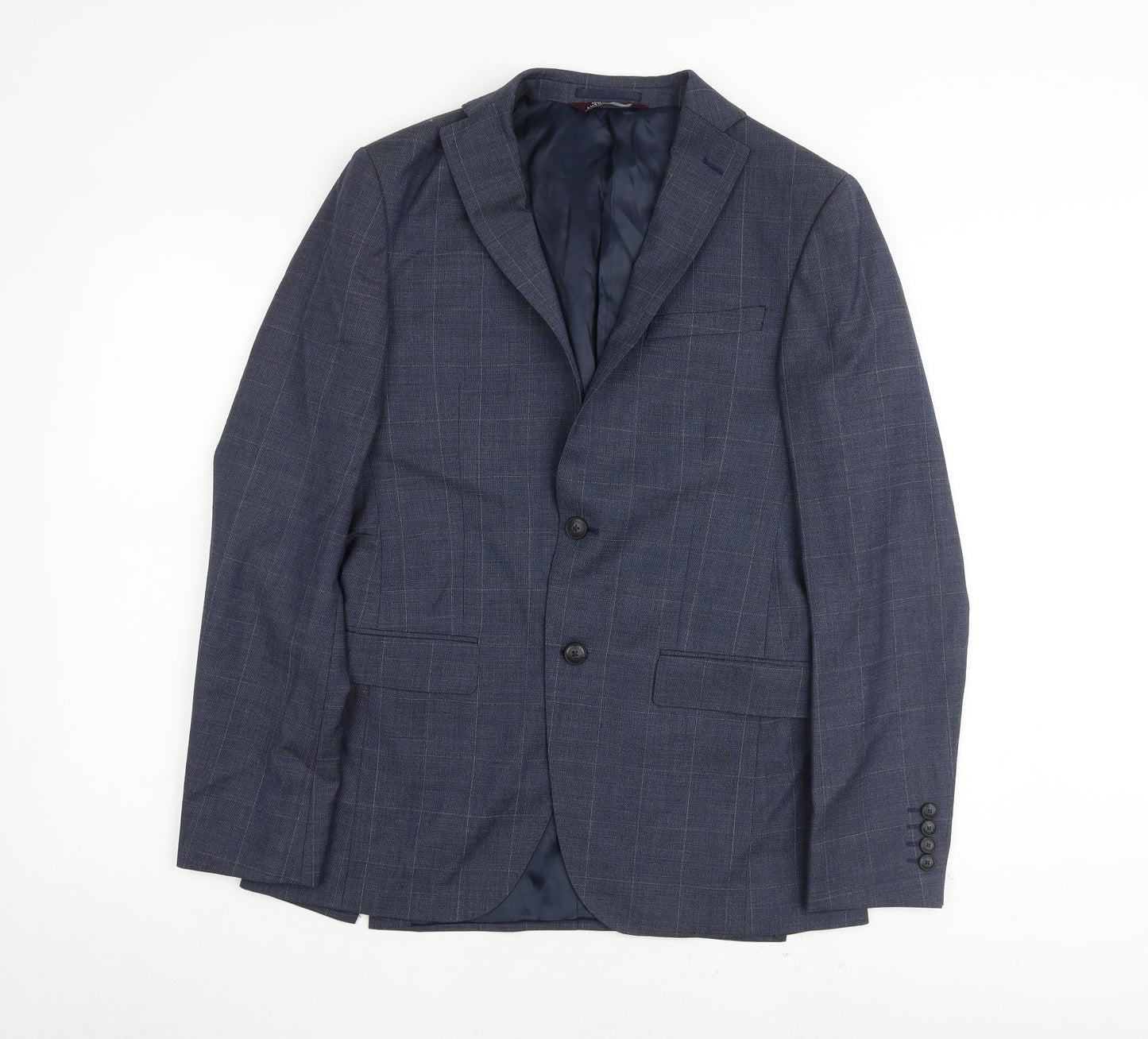 Mens UK Size 36 Marks and Spencer Regular Blue Suit Jacket
