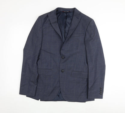 Mens UK Size 36 Marks and Spencer Regular Blue Suit Jacket