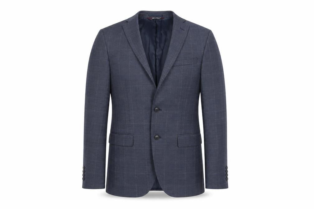Mens UK Size 36 Marks and Spencer Regular Blue Suit Jacket