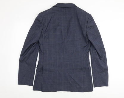 Mens UK Size 36 Marks and Spencer Regular Blue Suit Jacket