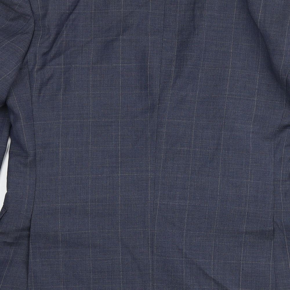 Mens UK Size 36 Marks and Spencer Regular Blue Suit Jacket