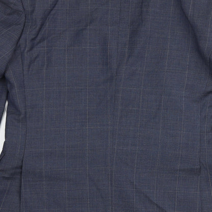 Mens UK Size 36 Marks and Spencer Regular Blue Suit Jacket
