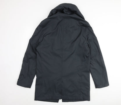 Mens UK Size S Marks and Spencer Green Rain Coat