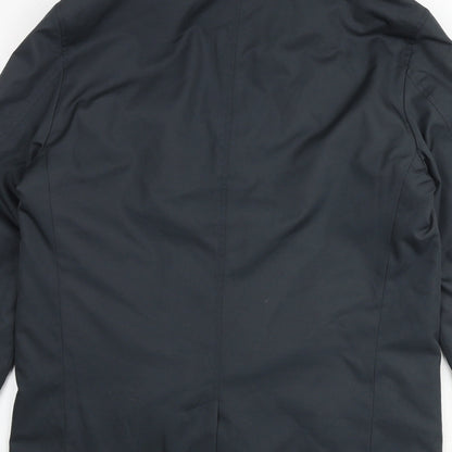 Mens UK Size S Marks and Spencer Green Rain Coat
