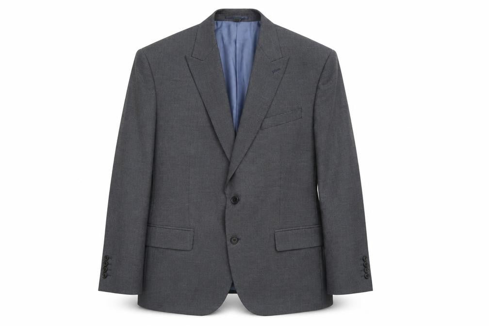 Mens UK Size 42 Marks and Spencer Regular Blue Suit Jacket