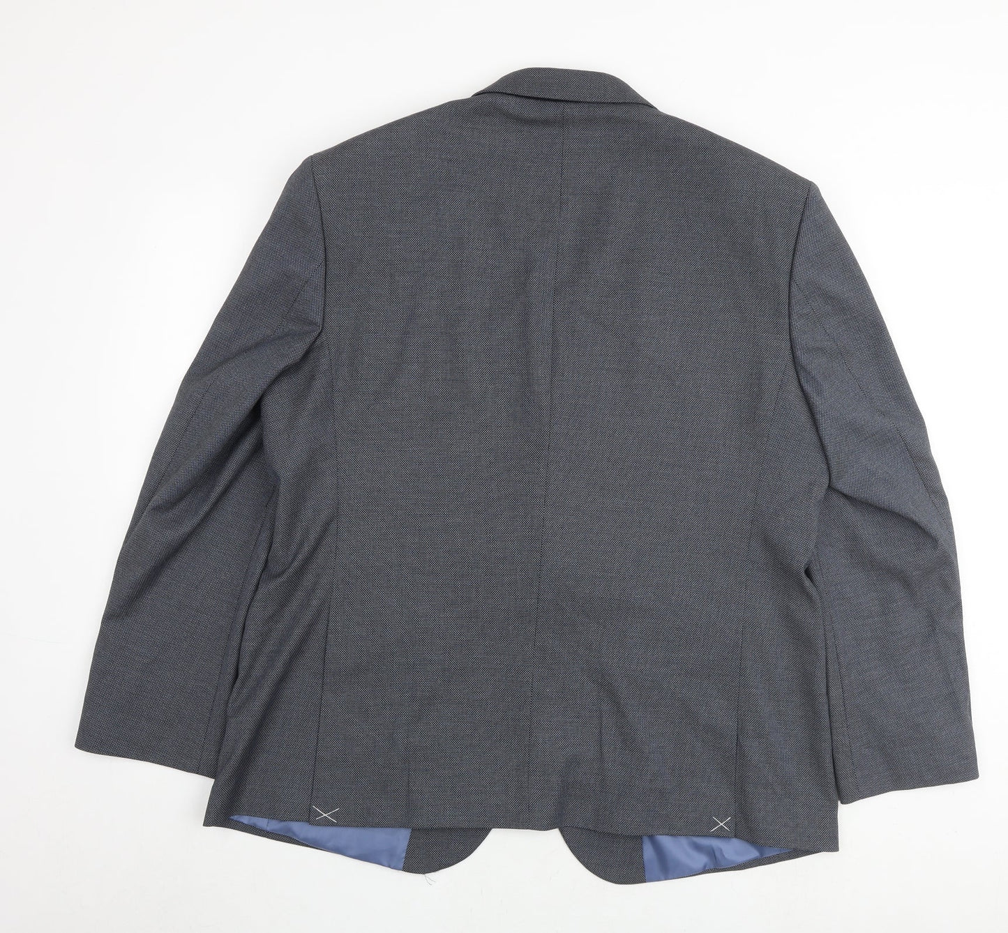 Mens UK Size 42 Marks and Spencer Regular Blue Suit Jacket