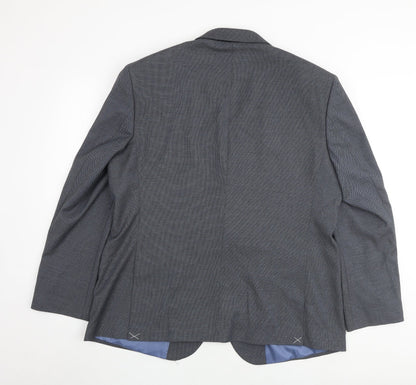 Mens UK Size 42 Marks and Spencer Regular Blue Suit Jacket