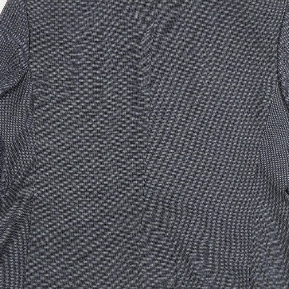 Mens UK Size 42 Marks and Spencer Regular Blue Suit Jacket