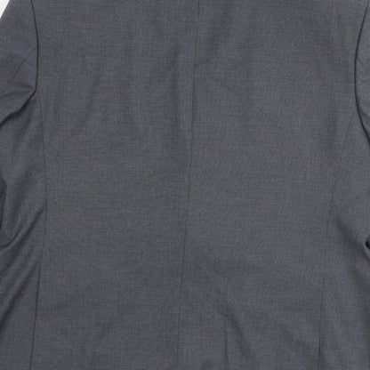 Mens UK Size 42 Marks and Spencer Regular Blue Suit Jacket