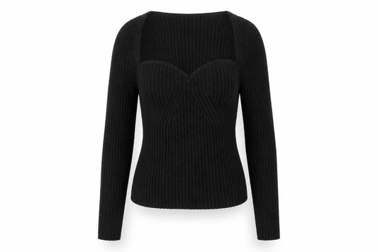 Womens UK Size 8 ASOS Black Pullover Jumper