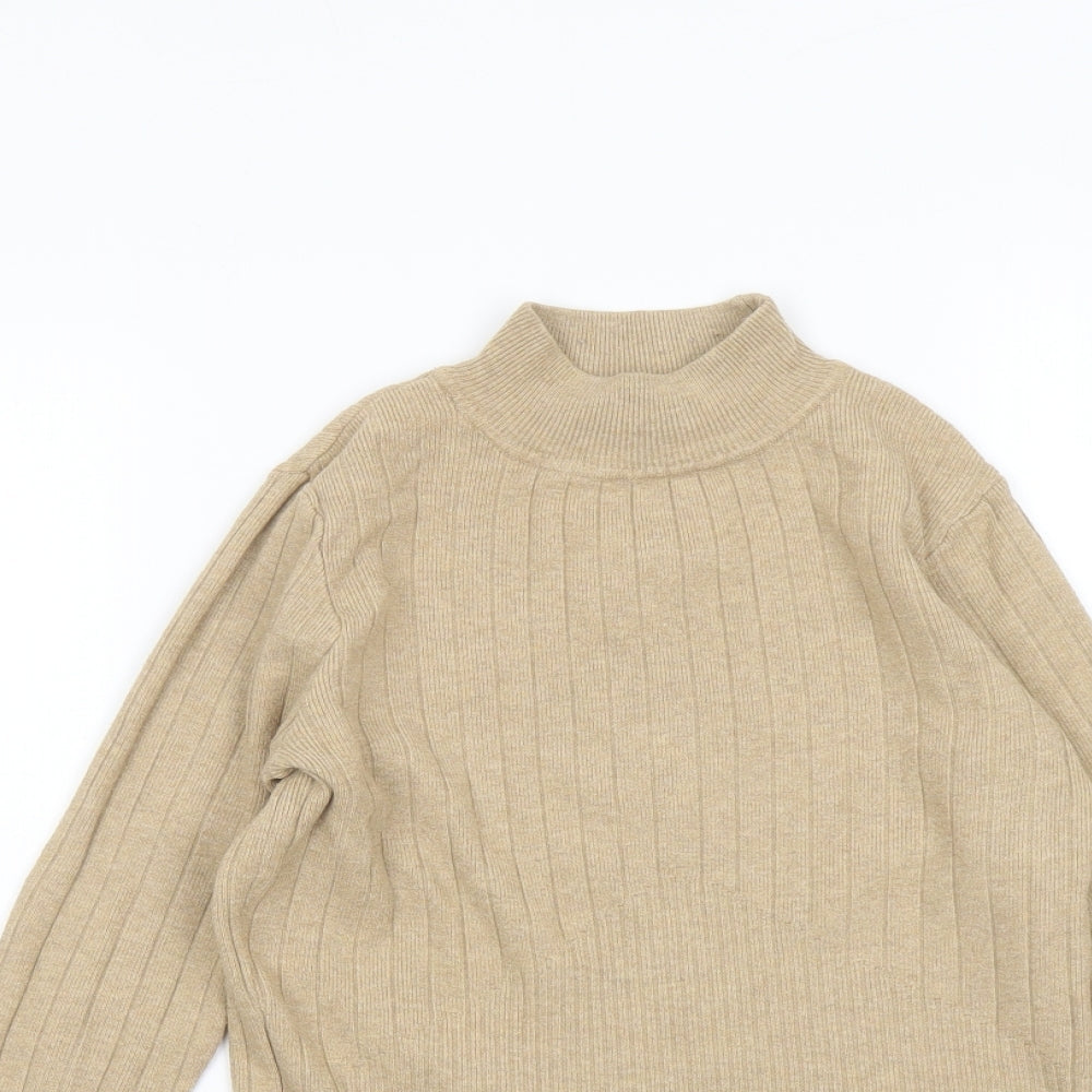 Womens UK Size 10 Marks and Spencer Beige Pullover Jumper