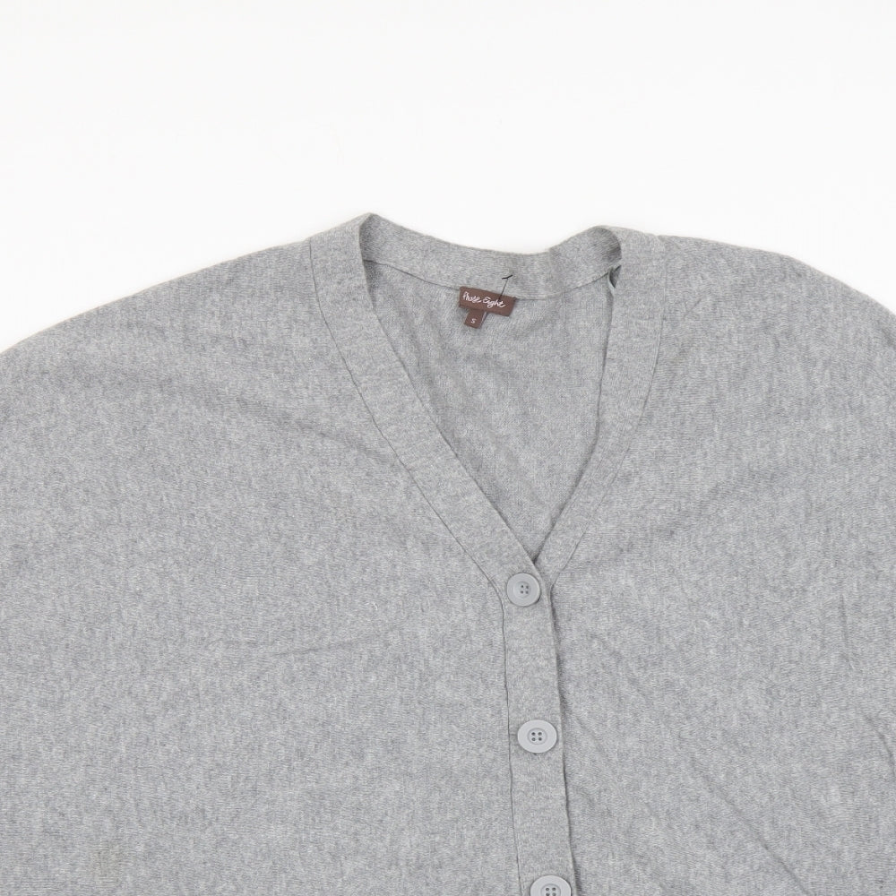 Womens UK Size S Phase Eight Grey Cardigan Jumper
