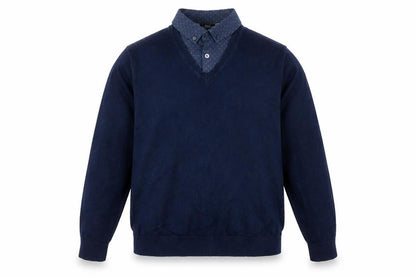 Mens UK Size M NEXT Blue Pullover Jumper