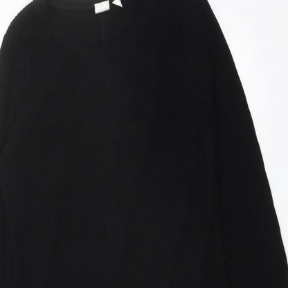 Gap Womens Black Polyester A-Line Size S Round Neck Pullover