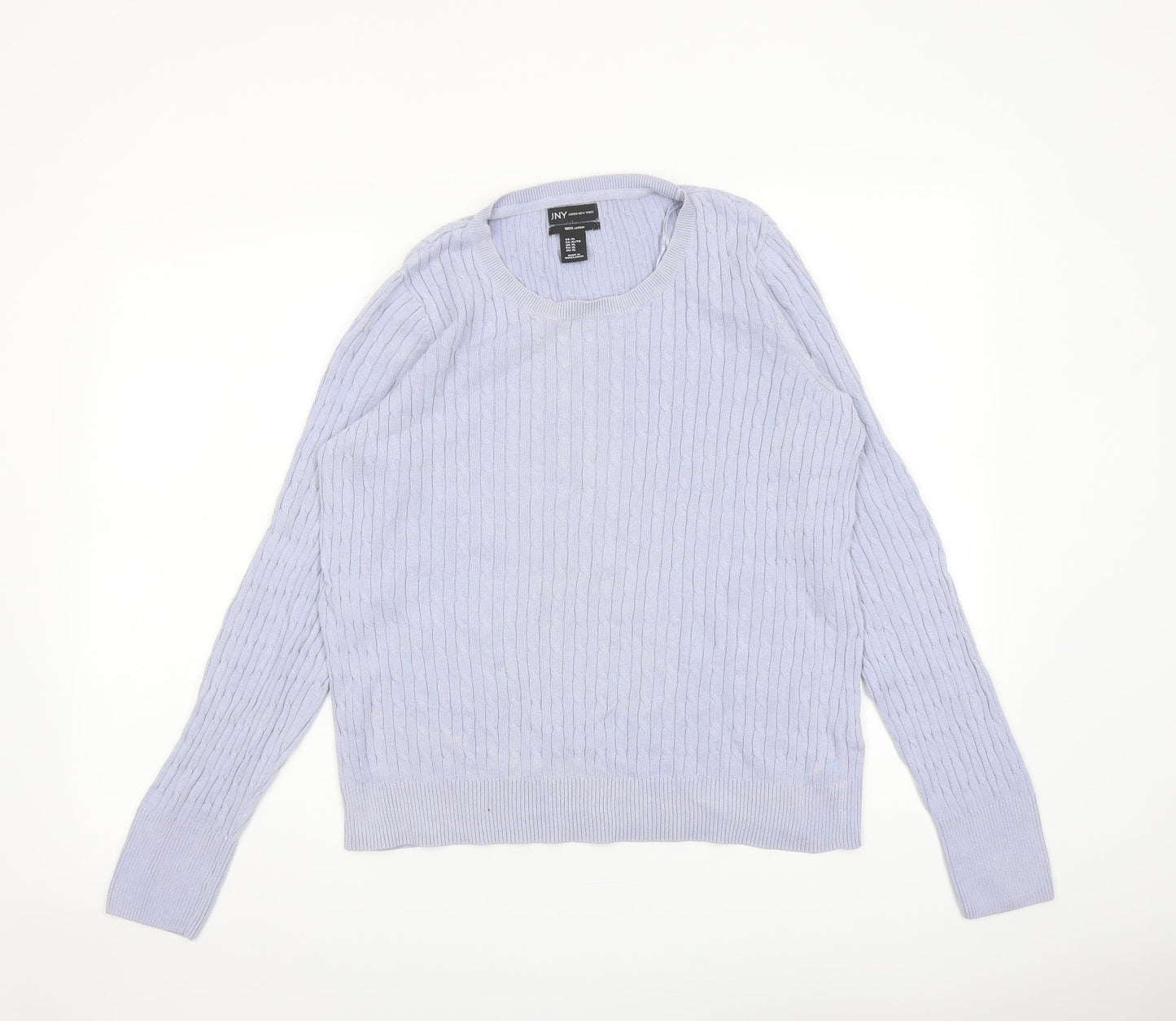 Womens UK Size XL Jones New York Blue Pullover Jumper