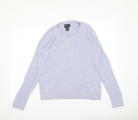 Womens UK Size XL Jones New York Blue Pullover Jumper