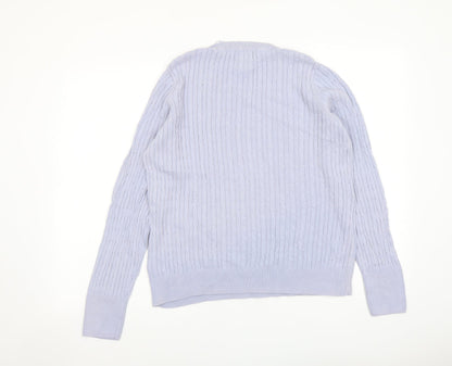 Womens UK Size XL Jones New York Blue Pullover Jumper