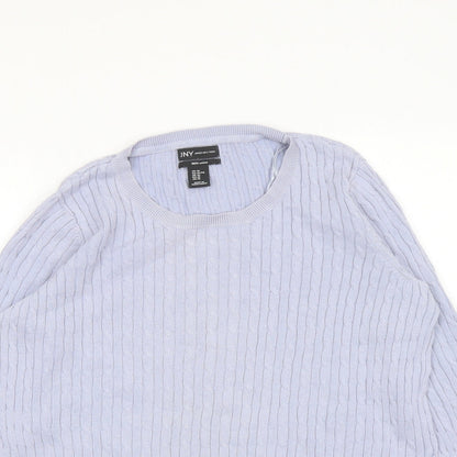 Womens UK Size XL Jones New York Blue Pullover Jumper