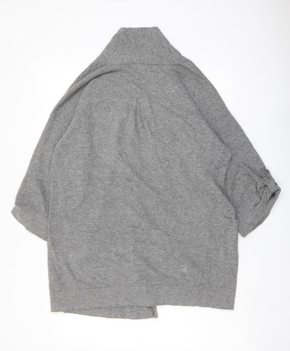 Womens UK Size M Monsoon Grey Cardigan Jumper