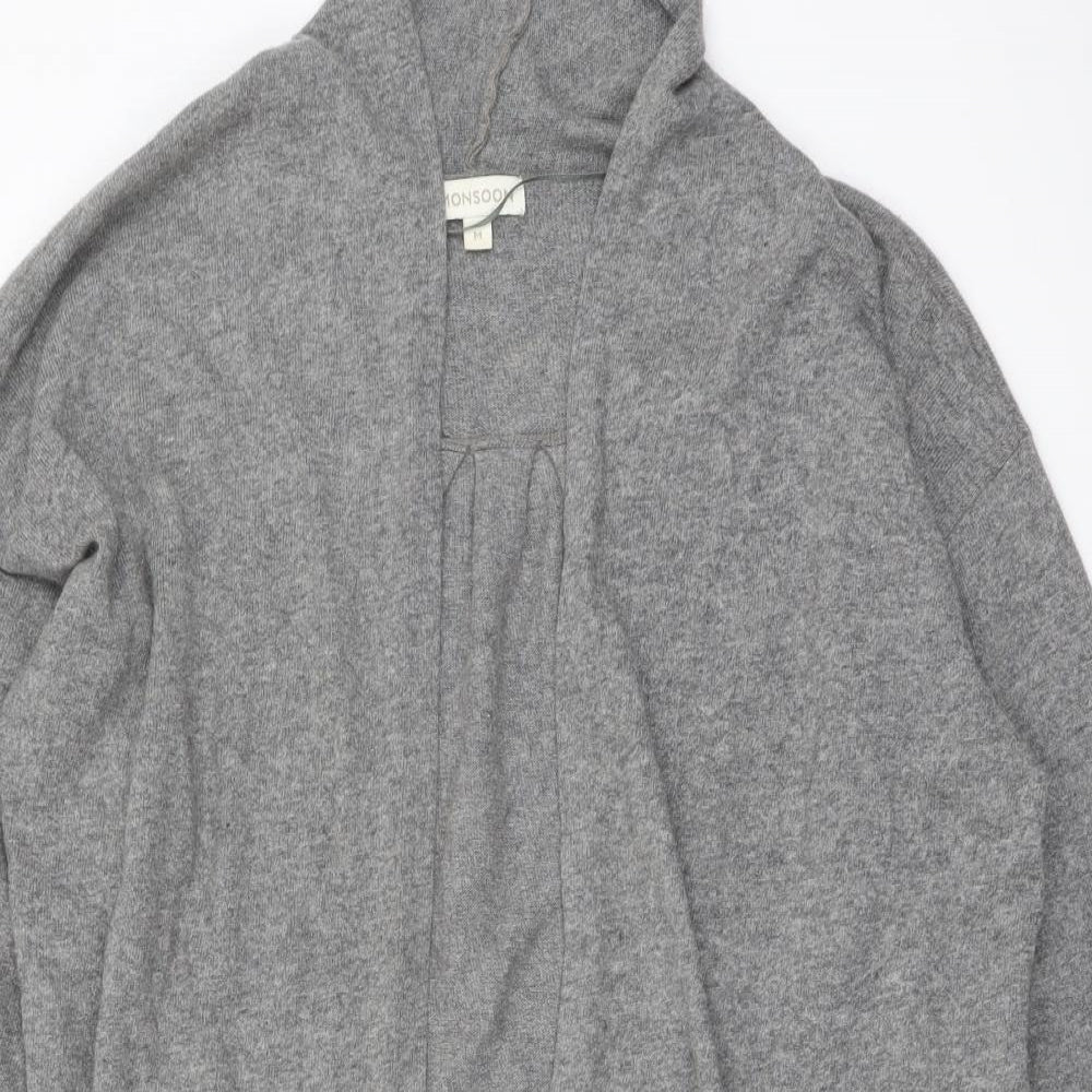 Womens UK Size M Monsoon Grey Cardigan Jumper